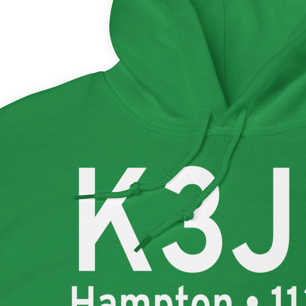 Hampton County Airport (K3J0) ICAO Hoodie Sweatshirt 