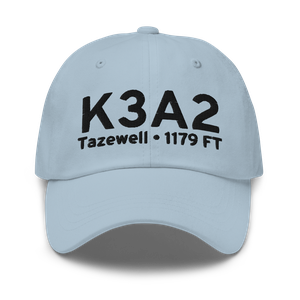 New Tazewell Municipal Airport (K3A2) ICAO Hat