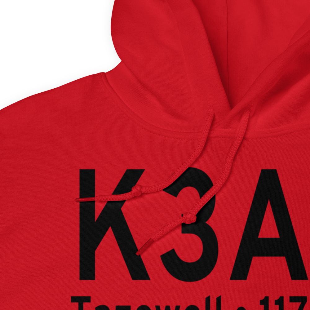 New Tazewell Municipal Airport (K3A2) ICAO Hoodie Sweatshirt 