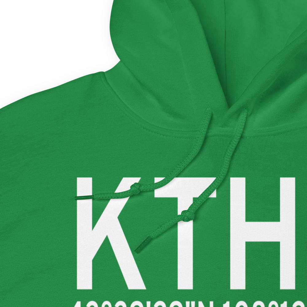 Hot Springs Co Thermopolis Municipal Airport (KTHP) ICAO Hoodie Sweatshirt 