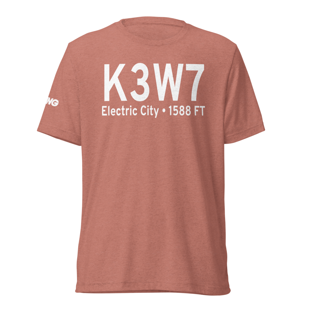 Grand Coulee Dam Airport (K3W7) ICAO Tri-blend T-Shirt 