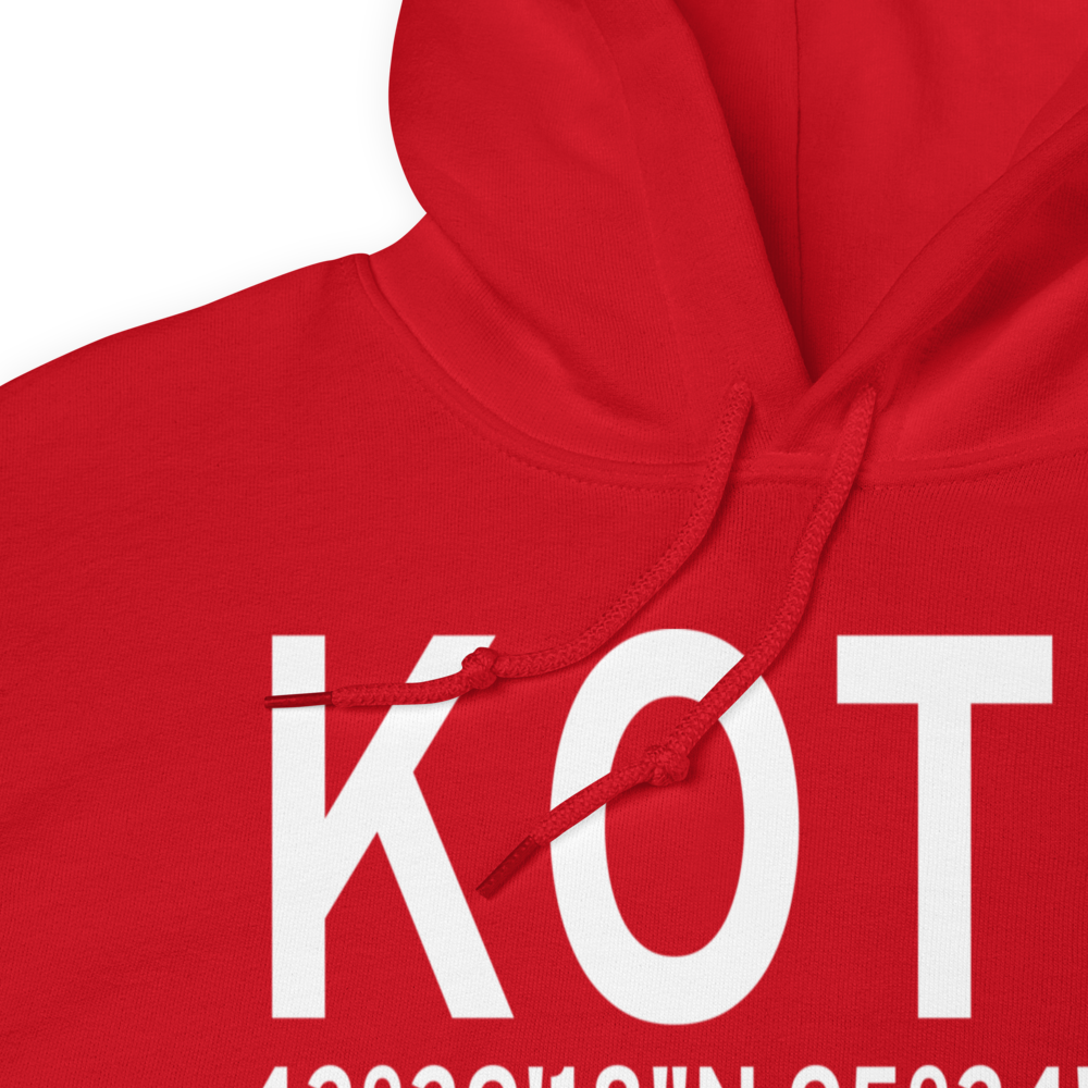 Worthington Municipal Airport (KOTG) ICAO Hoodie Sweatshirt 