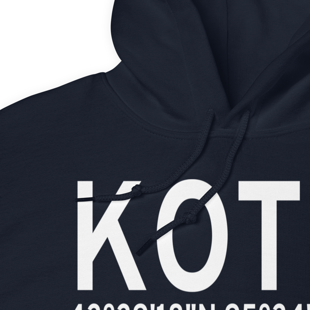 Worthington Municipal Airport (KOTG) ICAO Hoodie Sweatshirt 