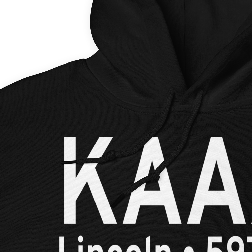 Logan County Airport (KAAA) ICAO Hoodie Sweatshirt 