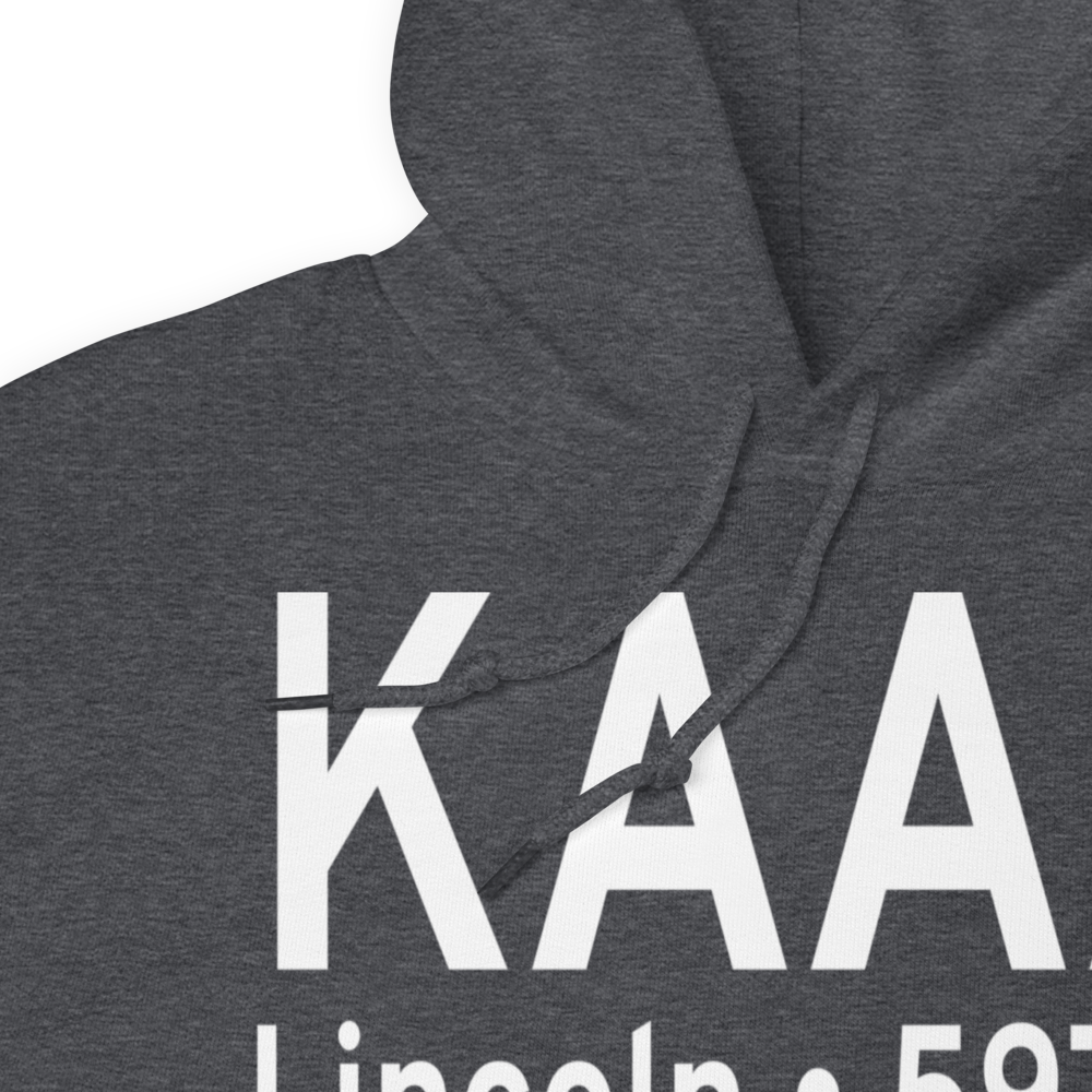 Logan County Airport (KAAA) ICAO Hoodie Sweatshirt 