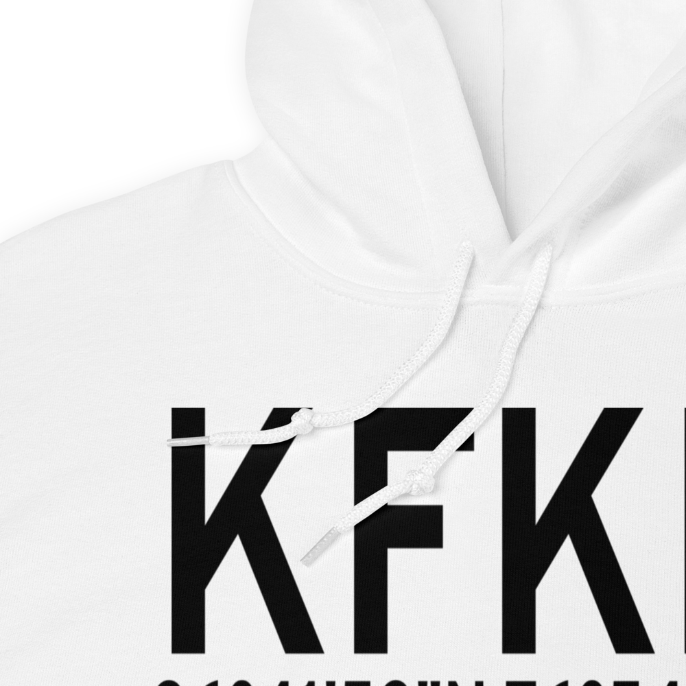Franklin Regional Airport (KFKN) ICAO Hoodie Sweatshirt 