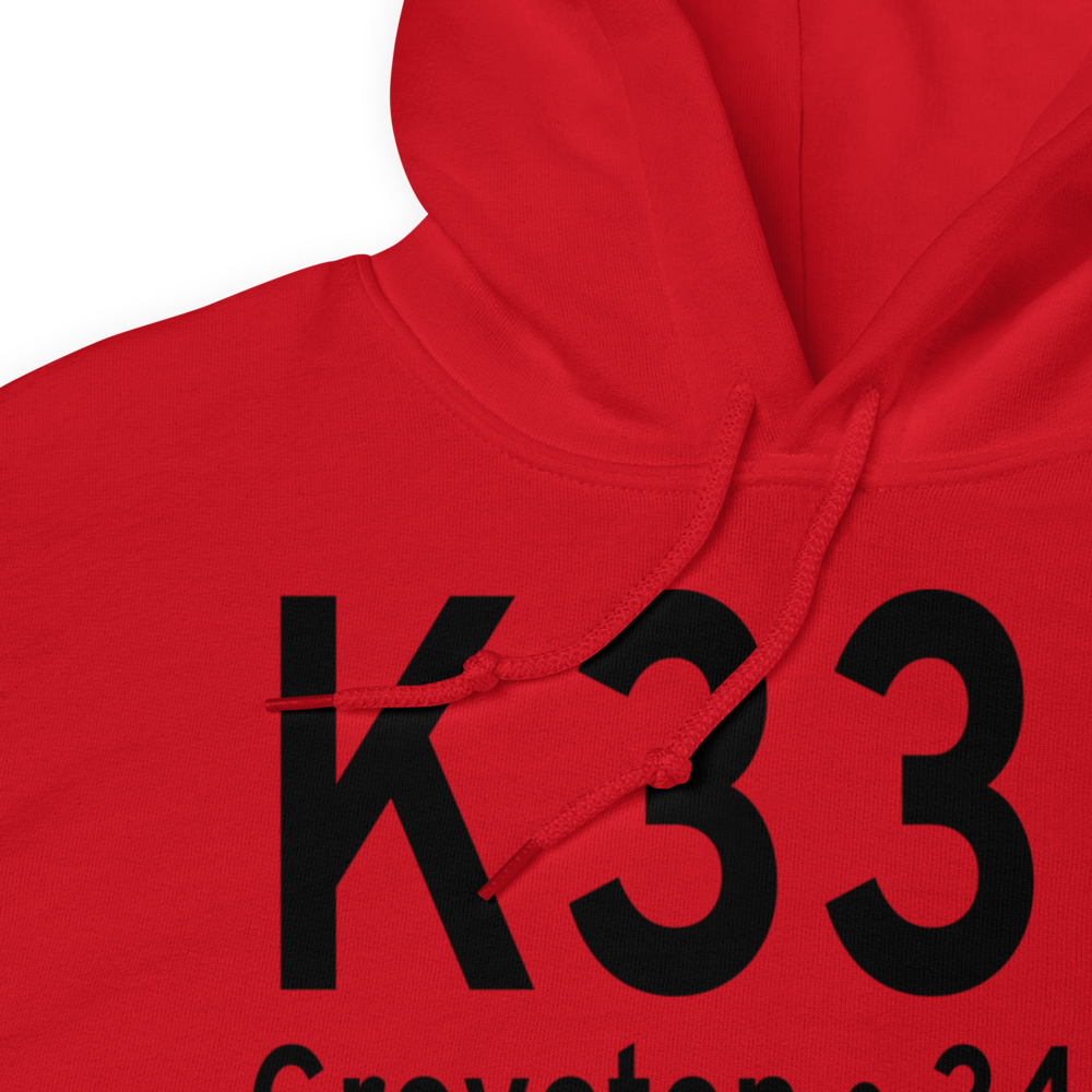 Groveton Trinity County Airport (K33R) ICAO Hoodie Sweatshirt 