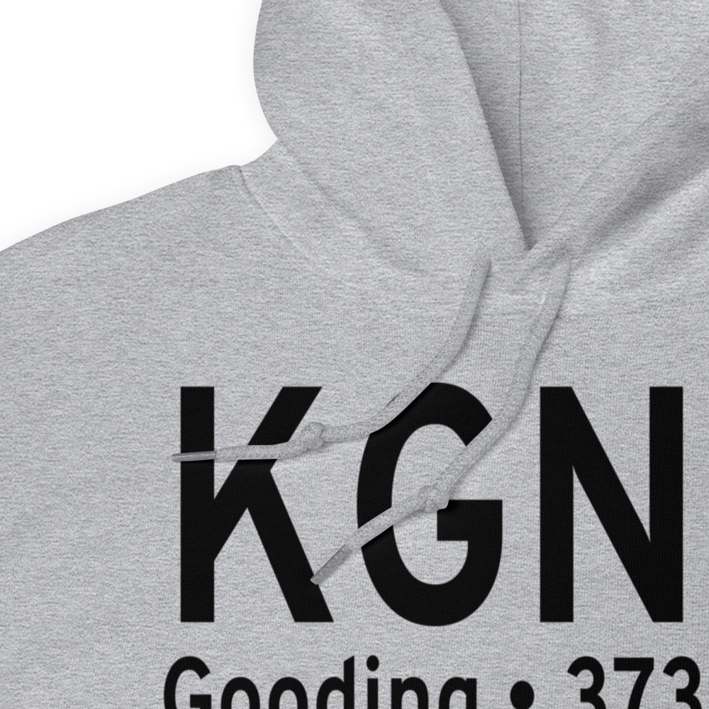 Gooding Municipal Airport (KGNG) ICAO Hoodie Sweatshirt 