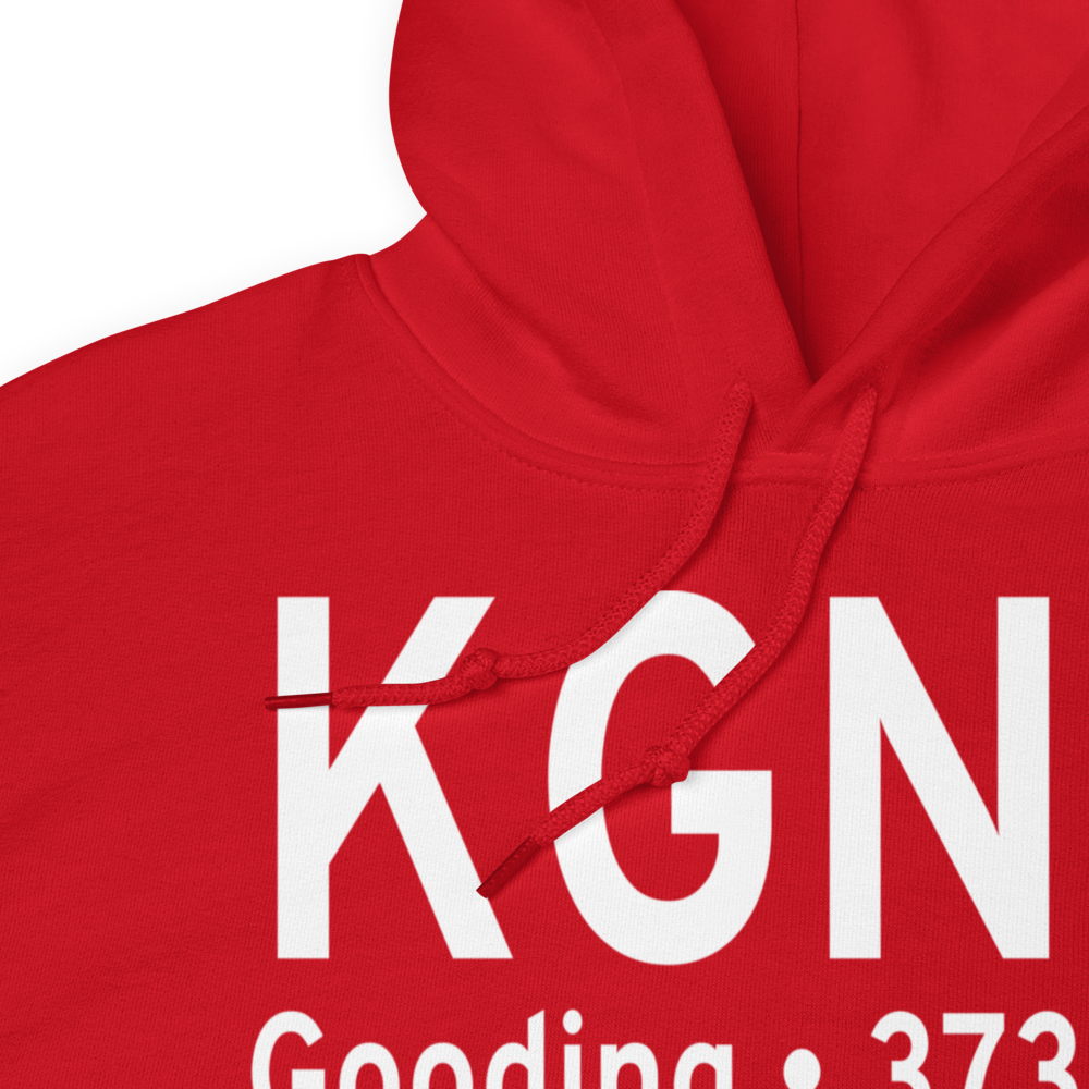 Gooding Municipal Airport (KGNG) ICAO Hoodie Sweatshirt 