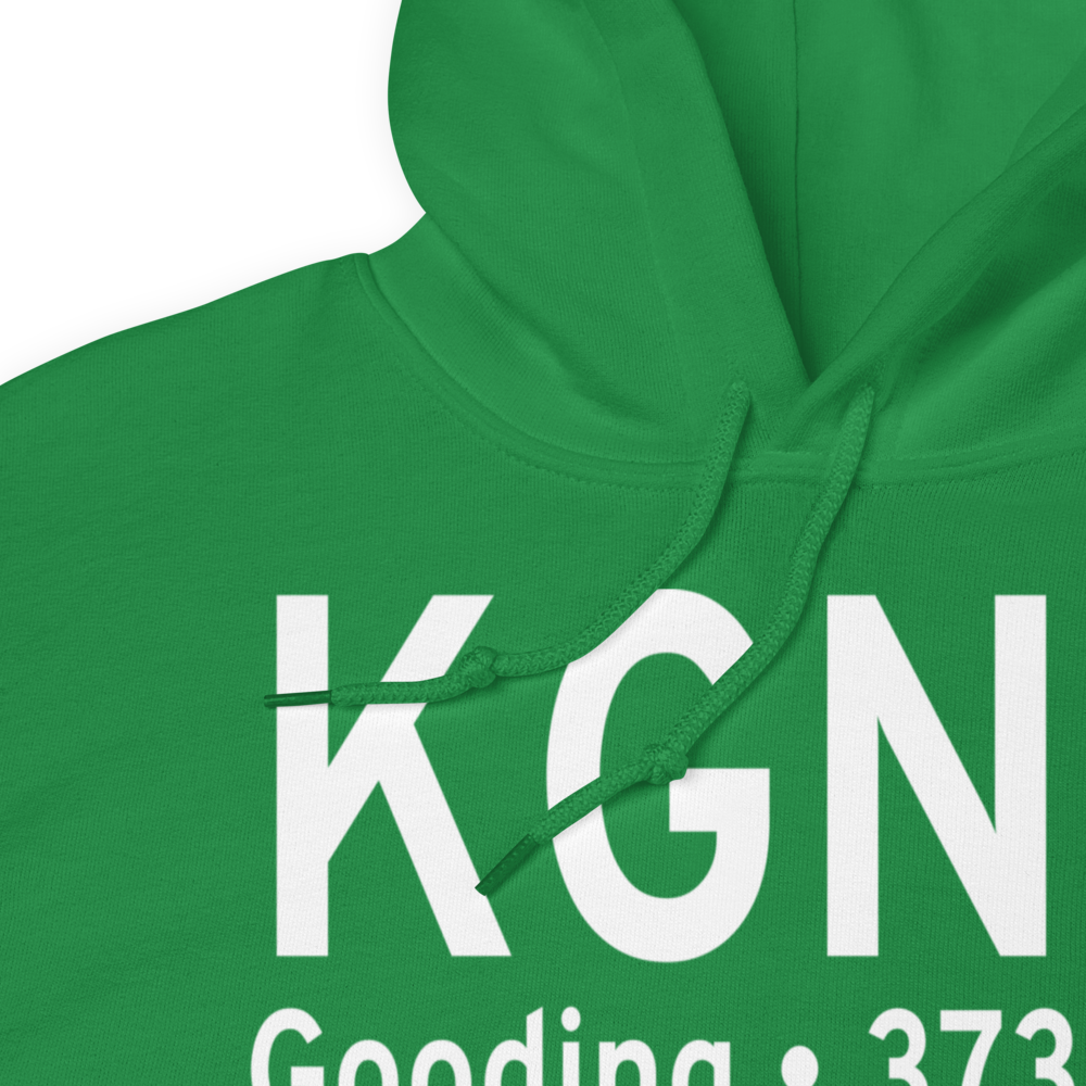 Gooding Municipal Airport (KGNG) ICAO Hoodie Sweatshirt 