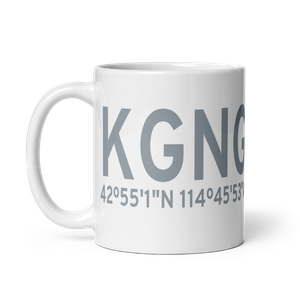 Gooding Municipal Airport (KGNG) ICAO Mug
