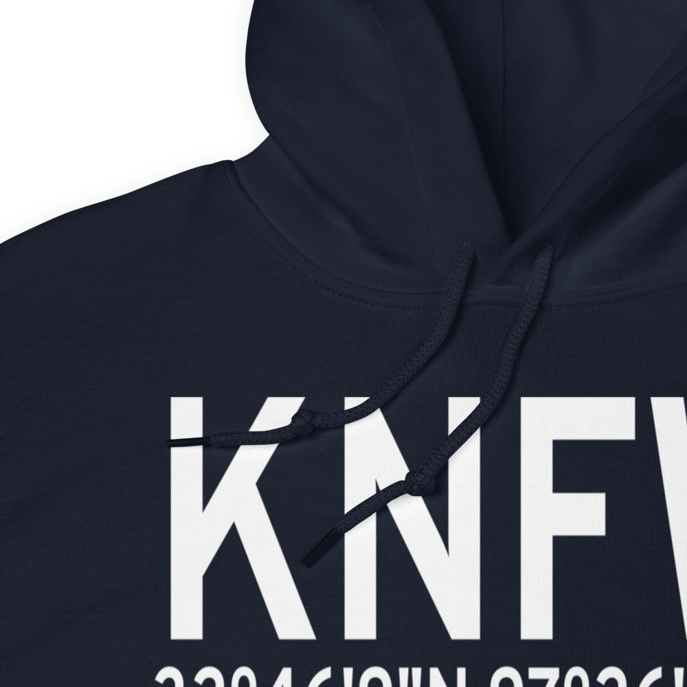 NAS Fort Worth JRB/Carswell Field (KNFW) ICAO Hoodie Sweatshirt 