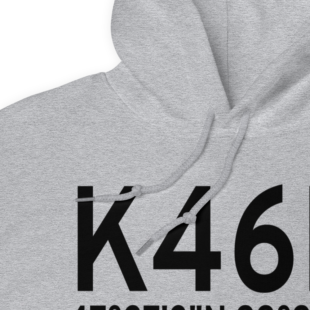 Carrington Municipal Airport (K46D) ICAO Hoodie Sweatshirt 