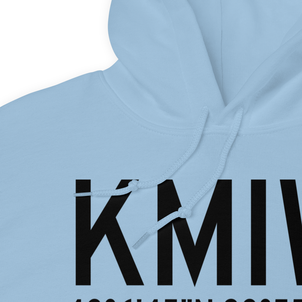 Marshalltown Municipal Airport (KMIW) ICAO Hoodie Sweatshirt 