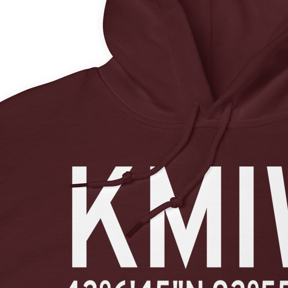 Marshalltown Municipal Airport (KMIW) ICAO Hoodie Sweatshirt 