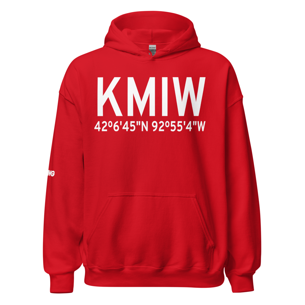 Marshalltown Municipal Airport (KMIW) ICAO Hoodie Sweatshirt 