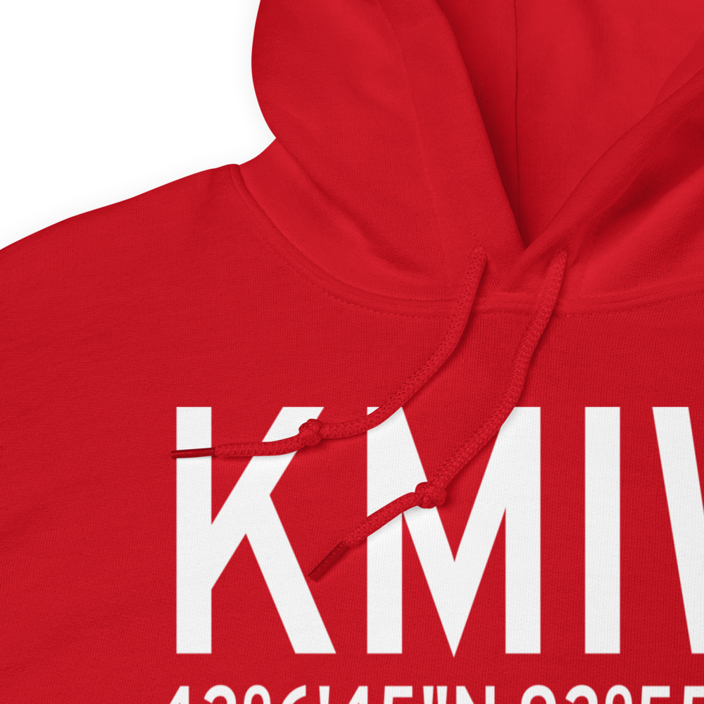 Marshalltown Municipal Airport (KMIW) ICAO Hoodie Sweatshirt 