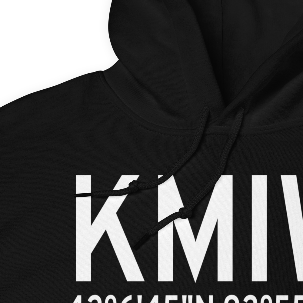Marshalltown Municipal Airport (KMIW) ICAO Hoodie Sweatshirt 