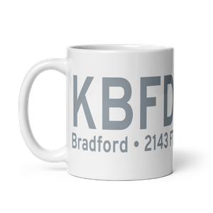 Bradford Regional Airport (KBFD) ICAO Mug