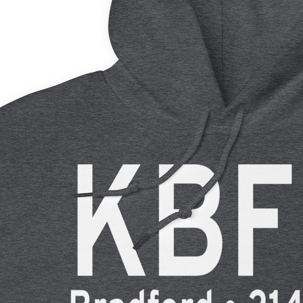 Bradford Regional Airport (KBFD) ICAO Hoodie Sweatshirt 