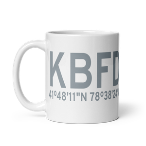 Bradford Regional Airport (KBFD) ICAO Mug