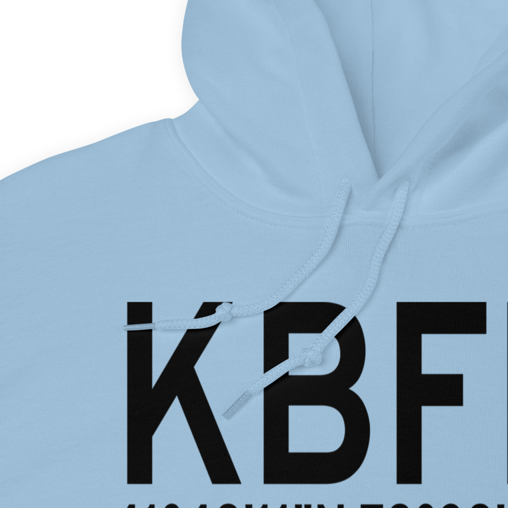 Bradford Regional Airport (KBFD) ICAO Hoodie Sweatshirt 