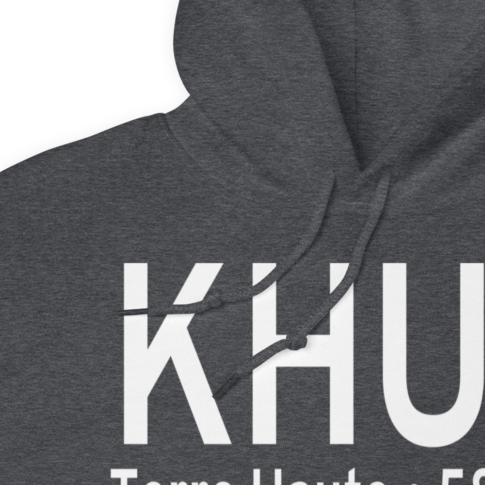 Terre Haute Regional Airport, Hulman Field (KHUF) ICAO Hoodie Sweatshirt 