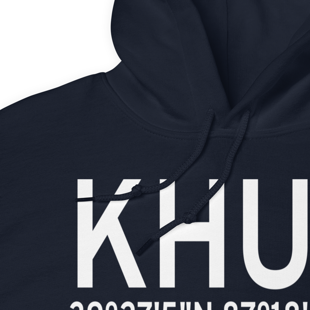 Terre Haute Regional Airport, Hulman Field (KHUF) ICAO Hoodie Sweatshirt 