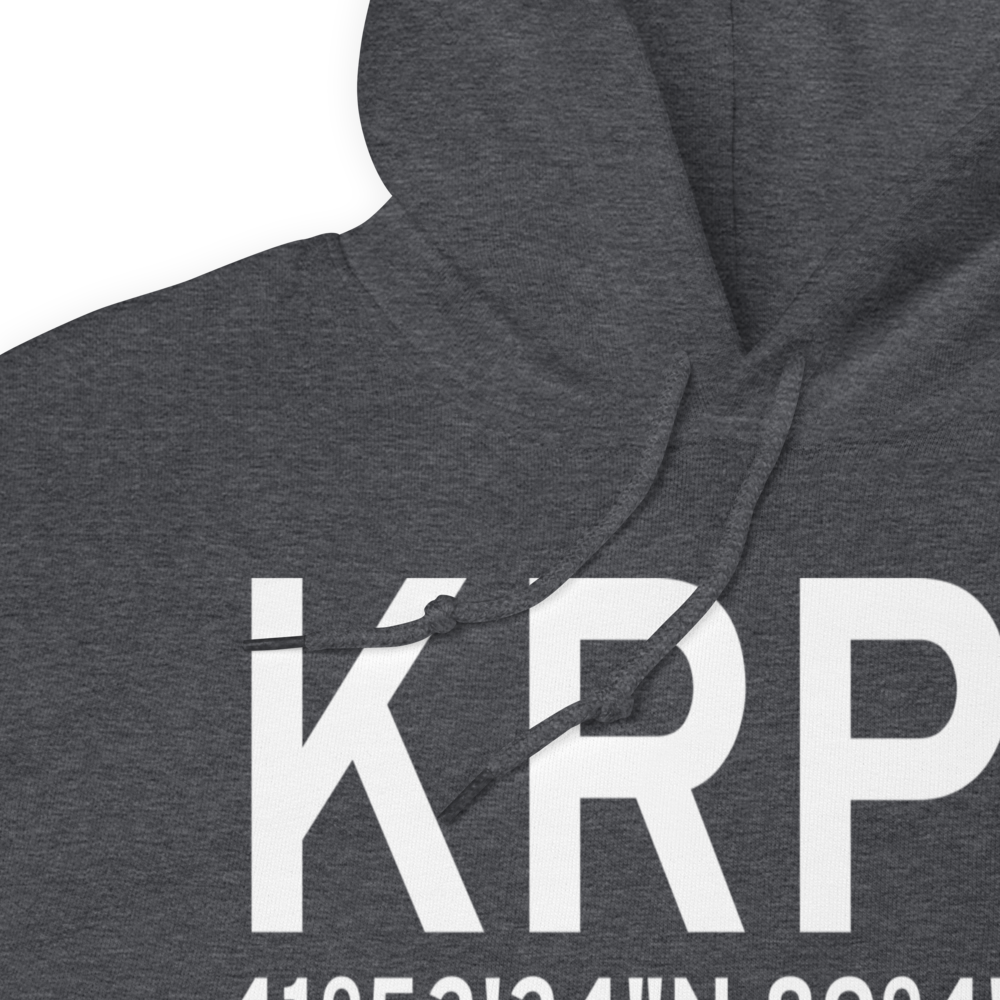 Rochelle Municipal Airport - Koritz Field (KRPJ) ICAO Hoodie Sweatshirt 