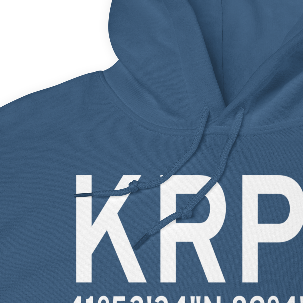 Rochelle Municipal Airport - Koritz Field (KRPJ) ICAO Hoodie Sweatshirt 
