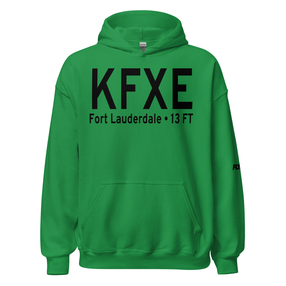 Fort Lauderdale Executive Airport (KFXE) ICAO Hoodie Sweatshirt 