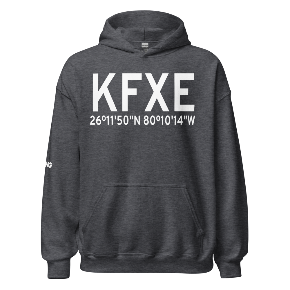 Fort Lauderdale Executive Airport (KFXE) ICAO Hoodie Sweatshirt 