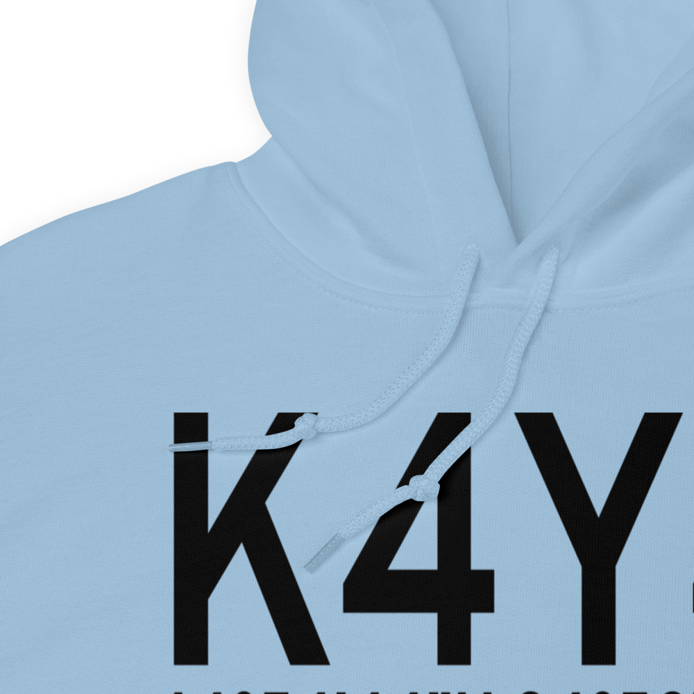Lakes of the North Airport (K4Y4) ICAO Hoodie Sweatshirt 