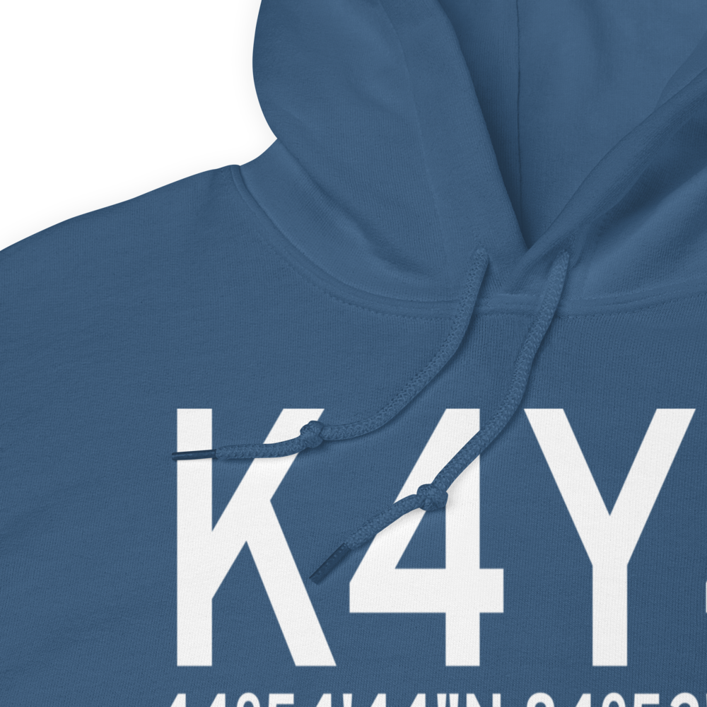 Lakes of the North Airport (K4Y4) ICAO Hoodie Sweatshirt 