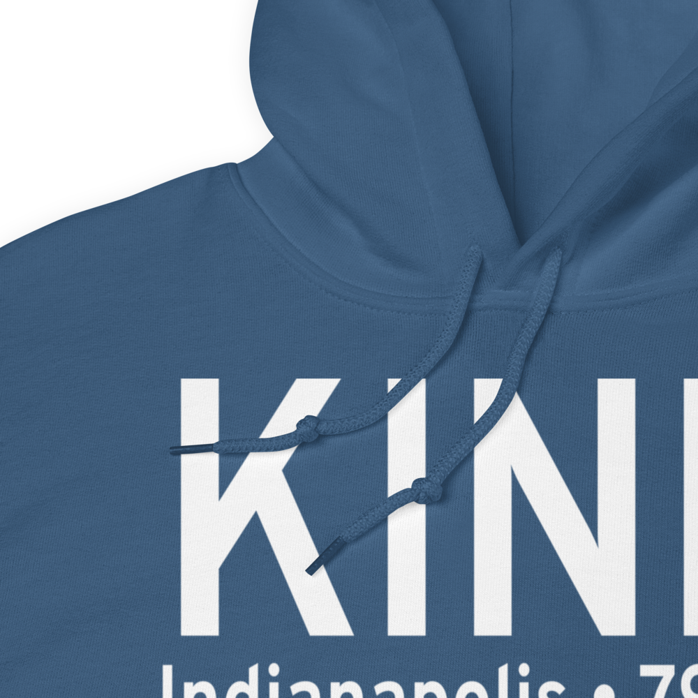 Indianapolis International Airport (KIND) ICAO Hoodie Sweatshirt 