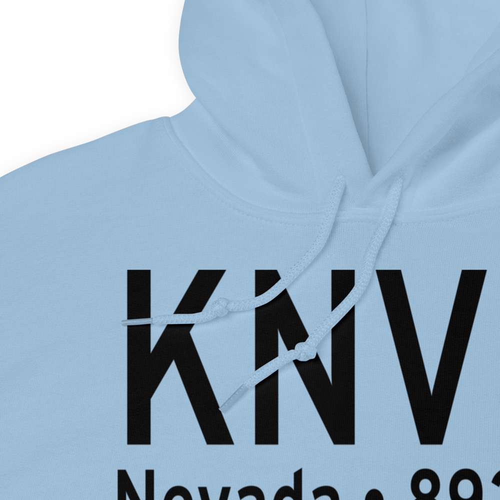 Nevada Municipal Airport (KNVD) ICAO Hoodie Sweatshirt 