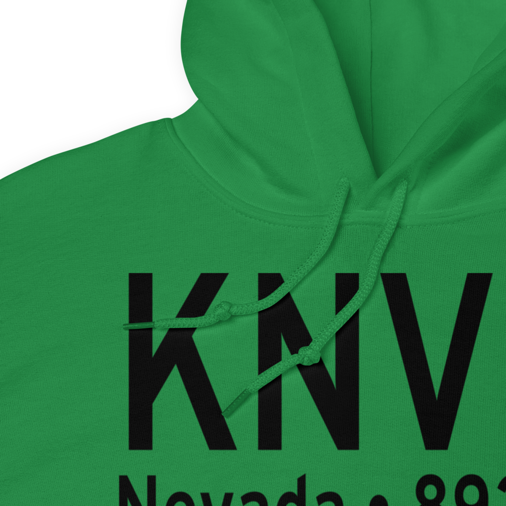 Nevada Municipal Airport (KNVD) ICAO Hoodie Sweatshirt 