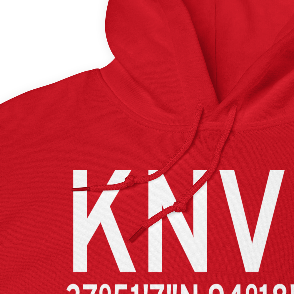 Nevada Municipal Airport (KNVD) ICAO Hoodie Sweatshirt 