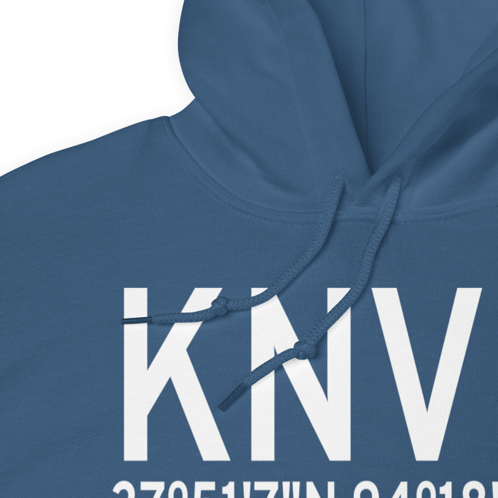 Nevada Municipal Airport (KNVD) ICAO Hoodie Sweatshirt 
