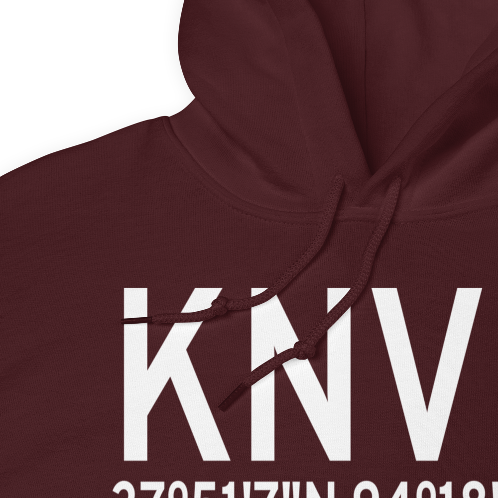 Nevada Municipal Airport (KNVD) ICAO Hoodie Sweatshirt 