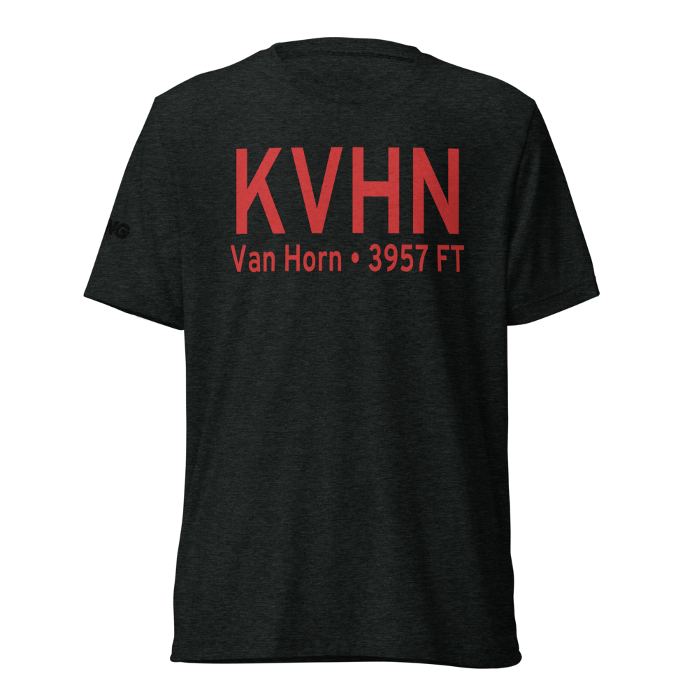 Culberson County Airport (KVHN) ICAO Tri-blend T-Shirt 