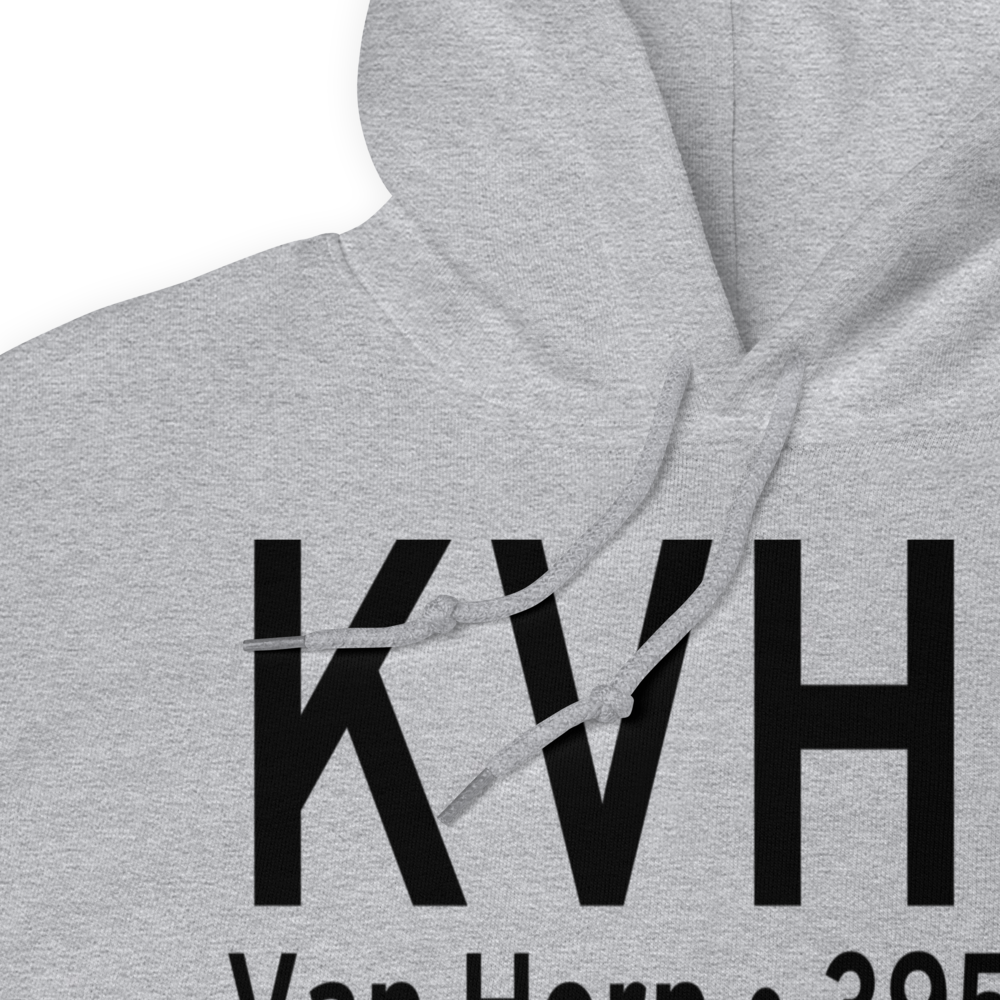 Culberson County Airport (KVHN) ICAO Hoodie Sweatshirt 