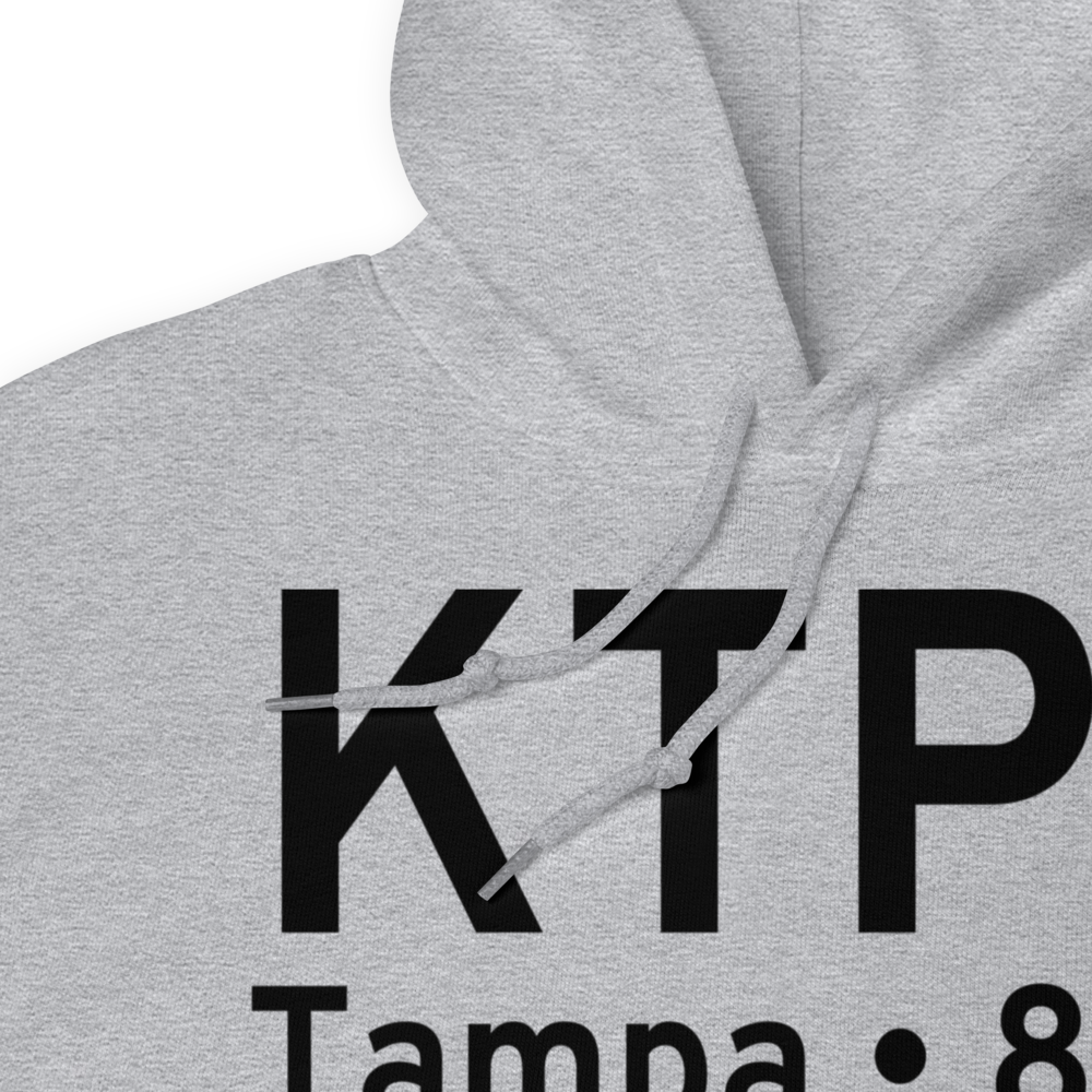 Peter O Knight Airport (KTPF) ICAO Hoodie Sweatshirt 