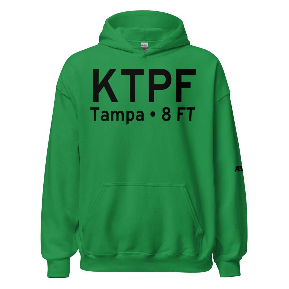 Peter O Knight Airport (KTPF) ICAO Hoodie Sweatshirt 