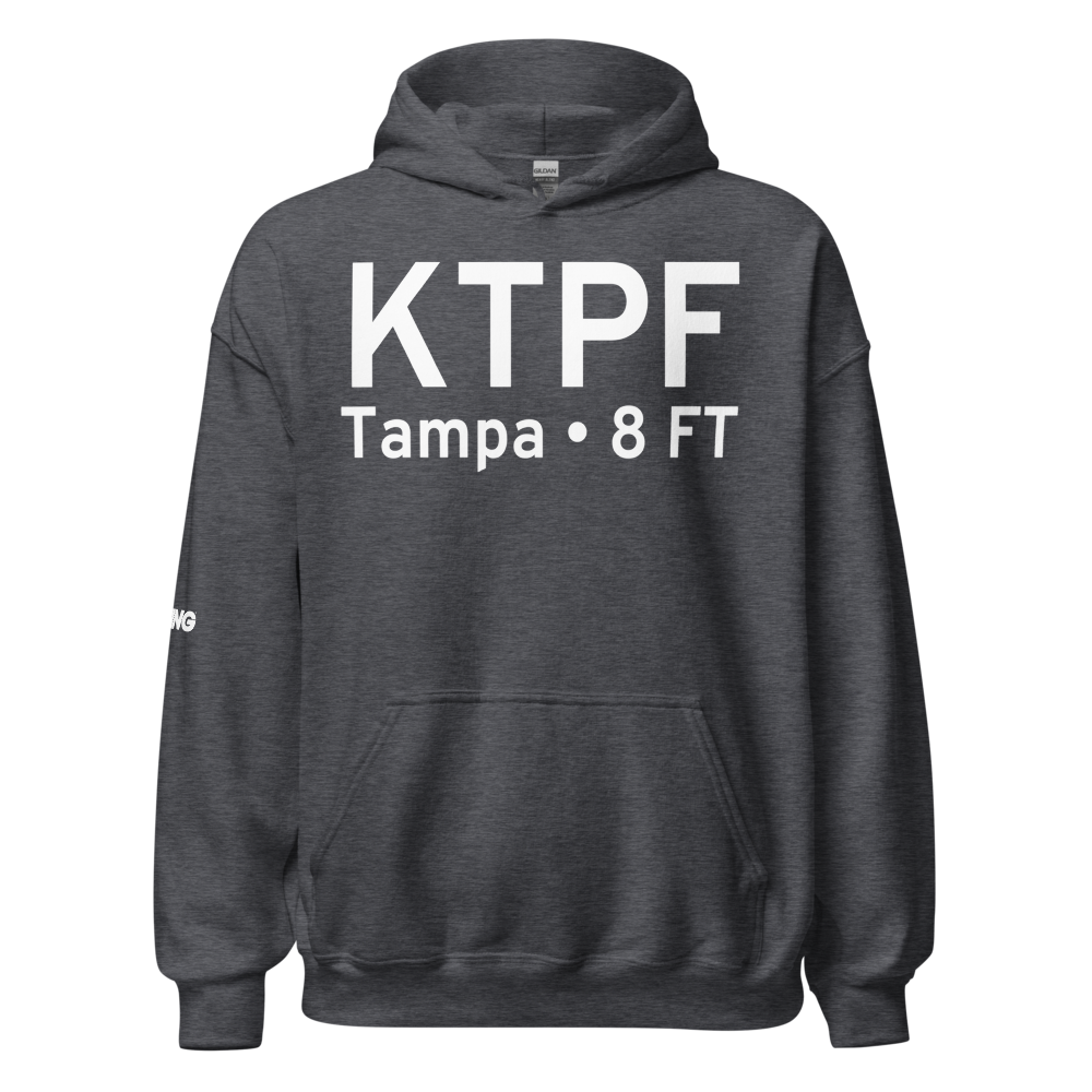 Peter O Knight Airport (KTPF) ICAO Hoodie Sweatshirt 
