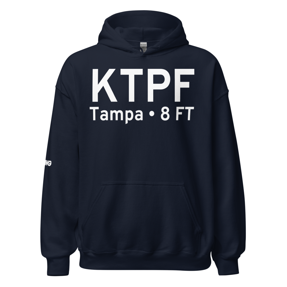 Peter O Knight Airport (KTPF) ICAO Hoodie Sweatshirt 