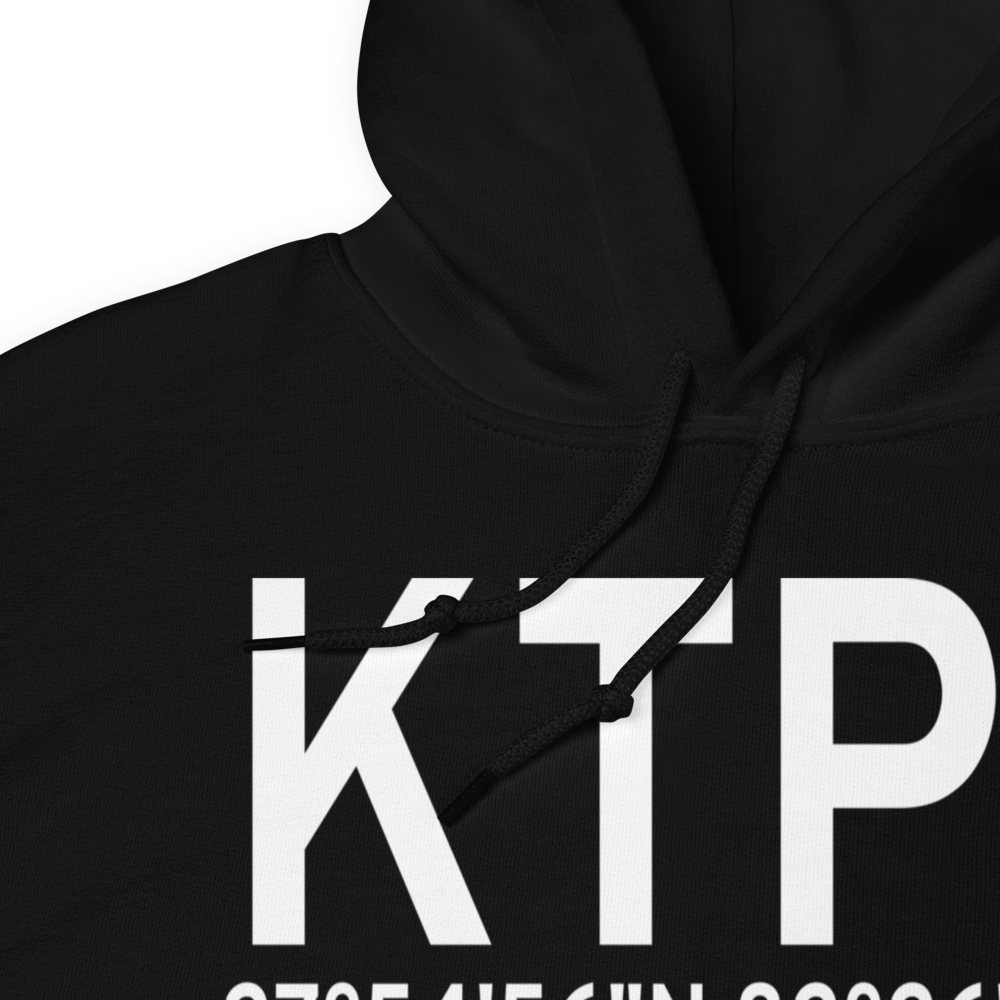 Peter O Knight Airport (KTPF) ICAO Hoodie Sweatshirt 