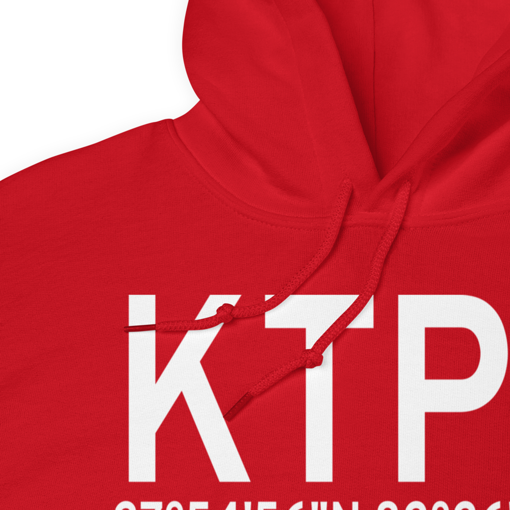 Peter O Knight Airport (KTPF) ICAO Hoodie Sweatshirt 