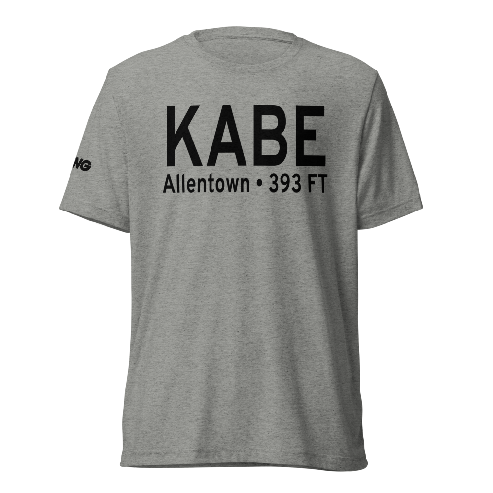 Lehigh Valley International Airport (KABE) ICAO Tri-blend T-Shirt 