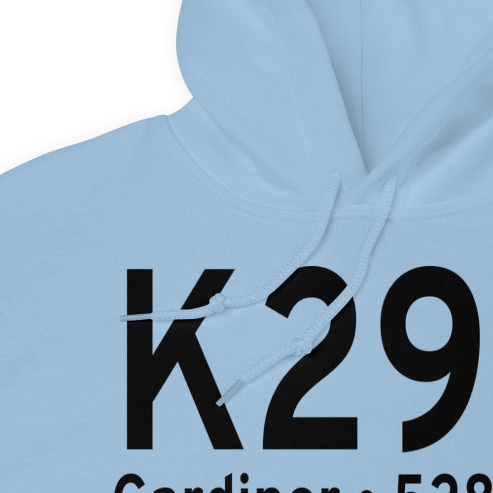 Gardiner Airport (K29S) ICAO Hoodie Sweatshirt 
